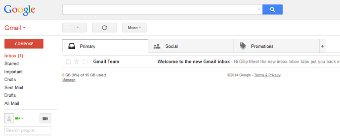 getting past gmail tabs
