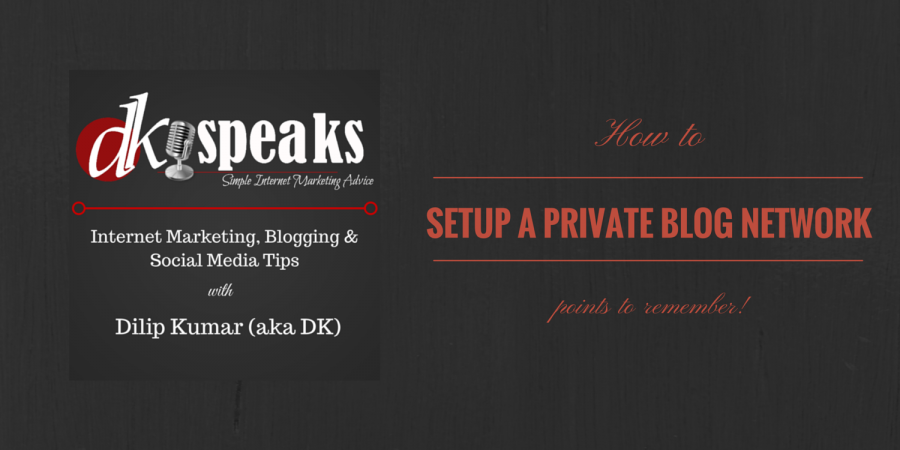 DKSP EP01: How to Set up a Private Blog Network