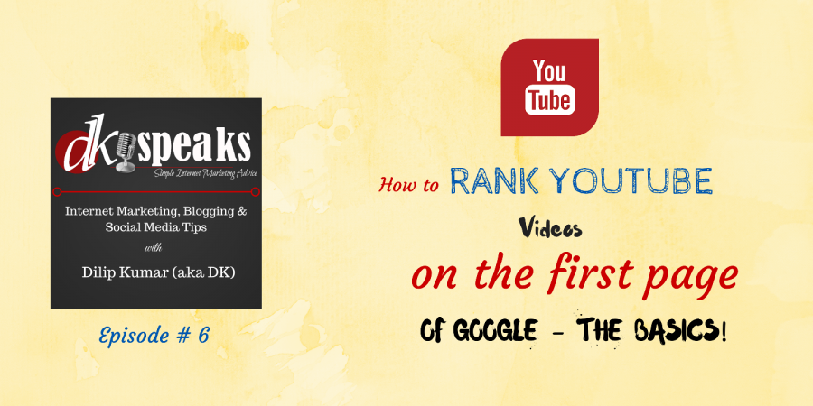 How to rank youtube videos on Google