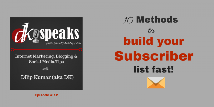build your email list fast