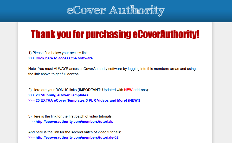 ecover authority login