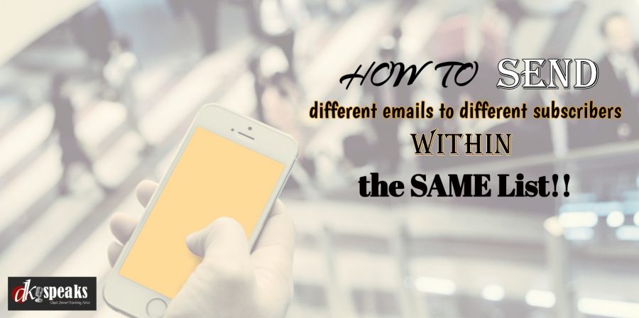 how to send different emails