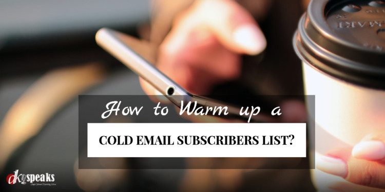 how to warm up a cold email list