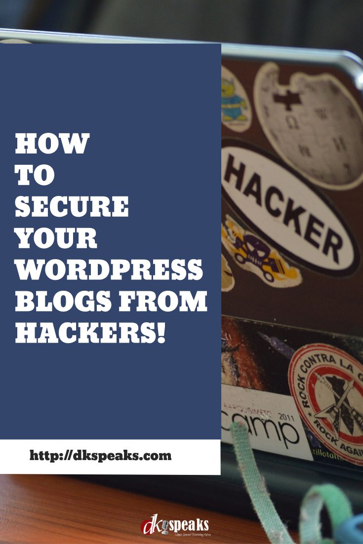 how to secure your wordpress blogs