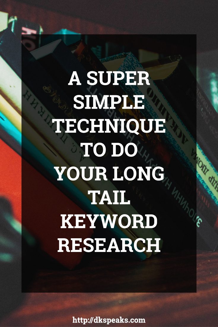 long tail keyword research