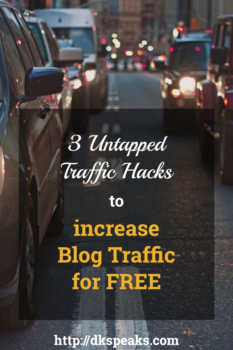 increase blog traffic for Free