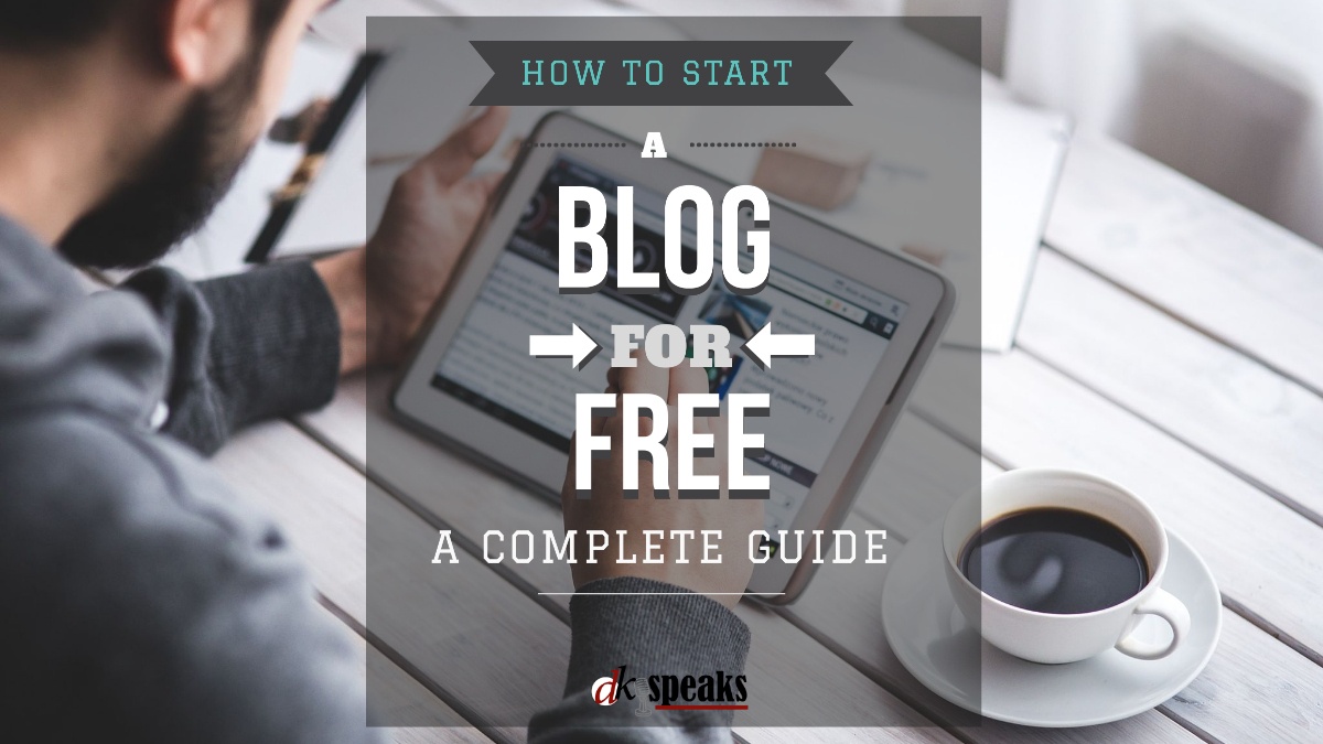 how to start a blog for free