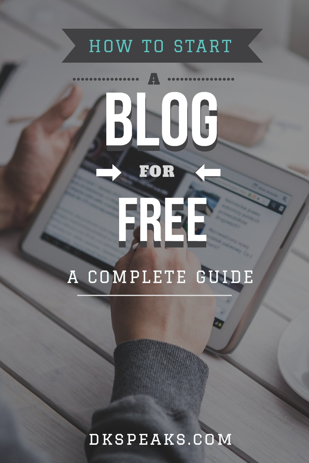 how to start a blog for free