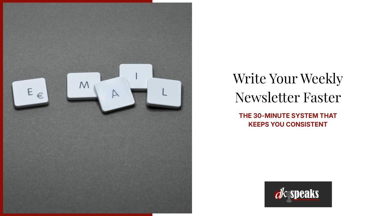 how to write weekly email newsletter with ai featured